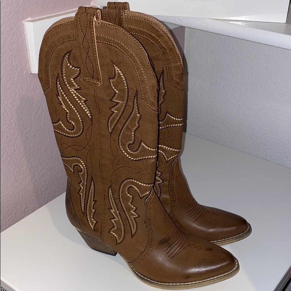 Tan Cowboy Boots